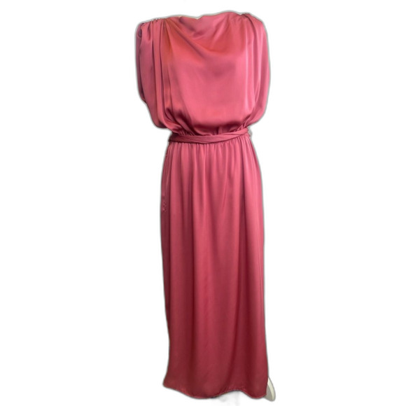 NWT Karlie Amore Long Maxi Sleeveless Dress Elastic Waist & Belt Womens Medium - Picture 1 of 13